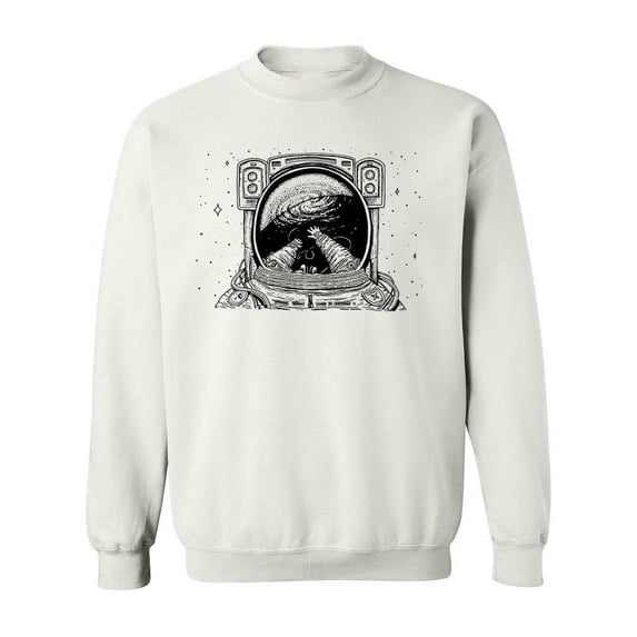 Astronaut Looking At A Vortex. Sweatshirt Women -Image by Shutterstock, Female 5X-Large