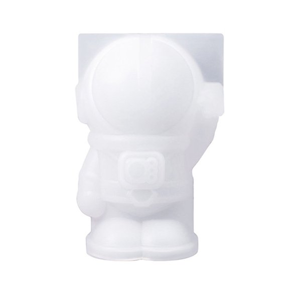 Astronaut Molds Silicone Keychain Molds With Hole Keychain Casting for DIY for Key Chain Pendant Crystal Epoxy Resin Mol