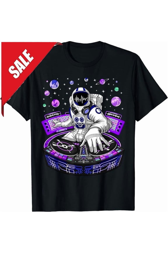 Astronaut Music DJ Psytrance Techno EDM Rave T-Shirt