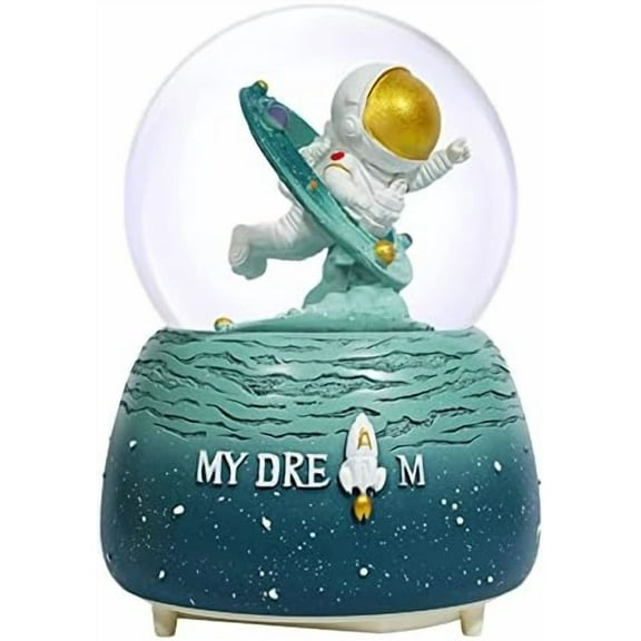 Astronaut Musical Snow Globe for Kids, 80MM, Space Toys Birthday Gift | Home Decor