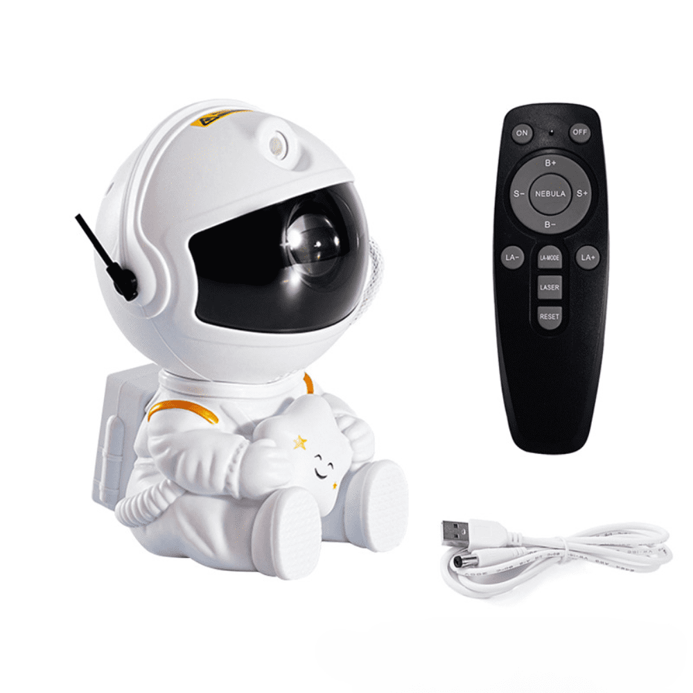 Astronaut Nebula Projector Night Light 360 ° Rotating Magnetic Head Nebula Light Bedroom Children's Room Ceiling Room Decoration