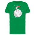 thumbnail image 1 of Astronaut On Full Moon Tee Men's -Image by Shutterstock, 1 of 2