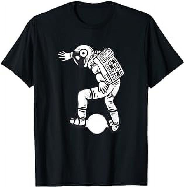 Astronaut One Wheel Electric Float To The Moon Skateboard T-shirt 