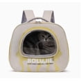thumbnail image 1 of Astronaut Pet Carrier Backpack - Transparent Window Ventilated Travel Case for Small Animals, Lightweight Portable Puppy Cat Rabbit Hamster Carrier, Durable PC EVA Material for Camping Hiking, 1 of 6