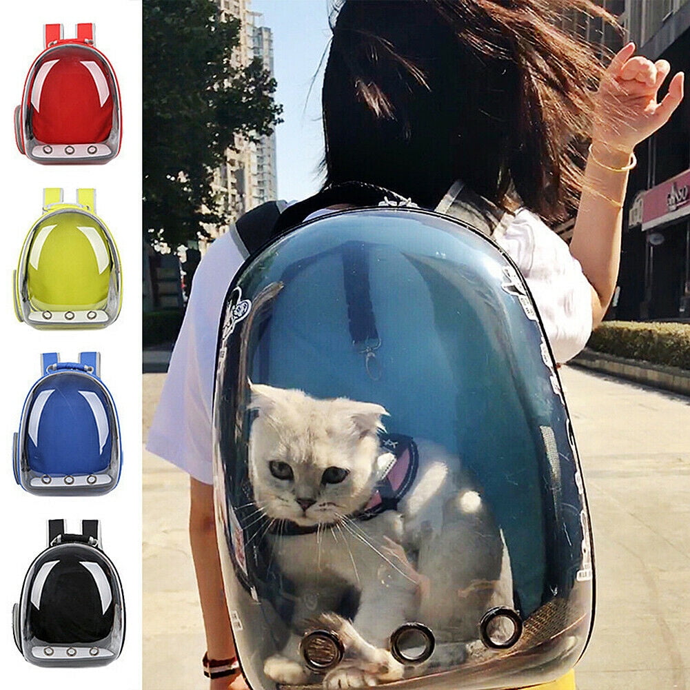 Cat Carrier Bag, Hand and Backpack , Cat Carrier Bag Apollo11 Transparent  and Unbreakable Front Surface, Cat Backpack, Pet Totes, 