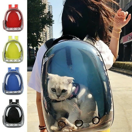 Astronaut Pet Cat Dog Puppy Carrier Backpack Travel Bag Case Capsule Fullview
