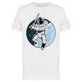 thumbnail image 1 of Astronaut Playing Baseball.  T-Shirt Men -Image by Shutterstock, Male Large, 1 of 2