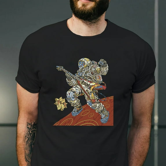 Astronaut Playing Guitar Shirt, Guitar Shirt, Space Cadet Shirt, Rock N ...