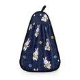 thumbnail image 1 of Astronaut Rabbit Pattern Hand Towel Quick Drying Home Storage Kitchen Towel Hooks Dish Cloths, 1 of 6