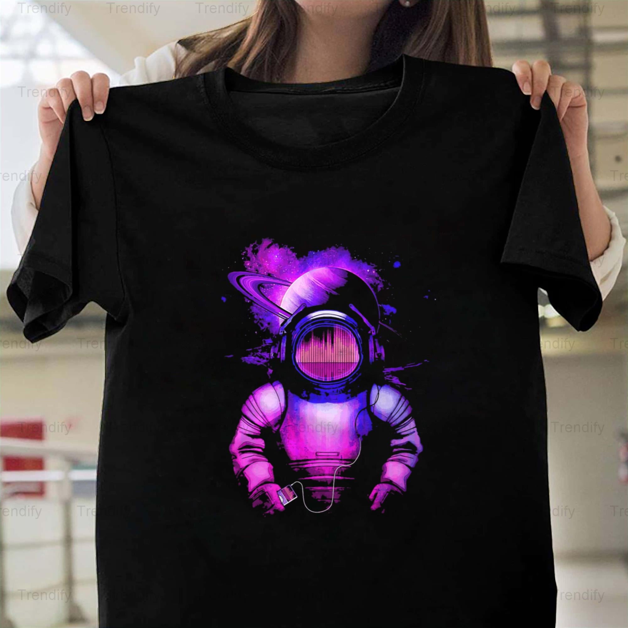 Astronaut Retro Music Boombox Dance Rave Music Festival Art H27666 T ...