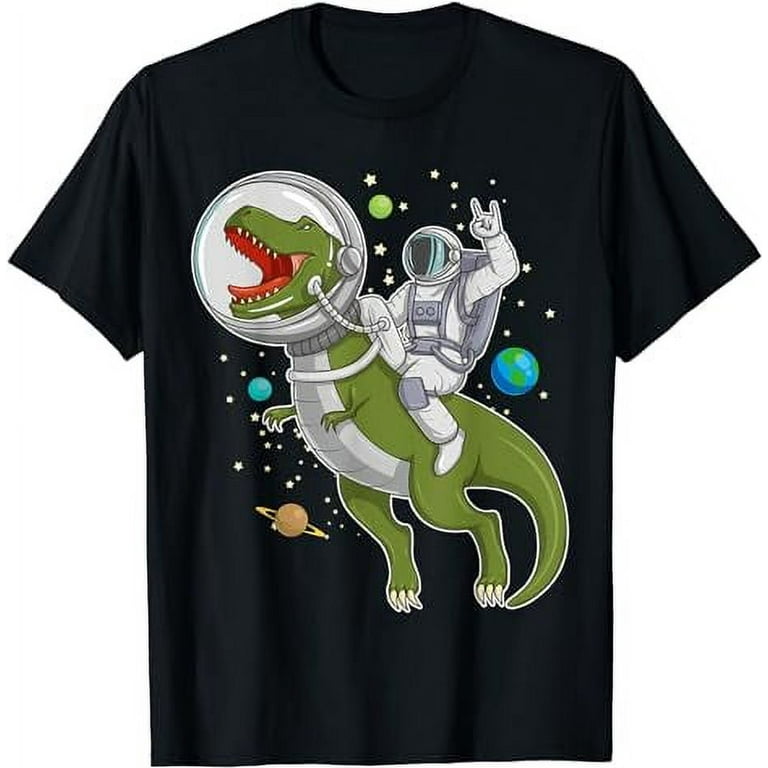 Astronaut Riding T-Rex Dinosaur Astro T-Rex Space T Shirt Astronaut Riding T-Rex Dinosaur Astro T-Rex Space T Shirt