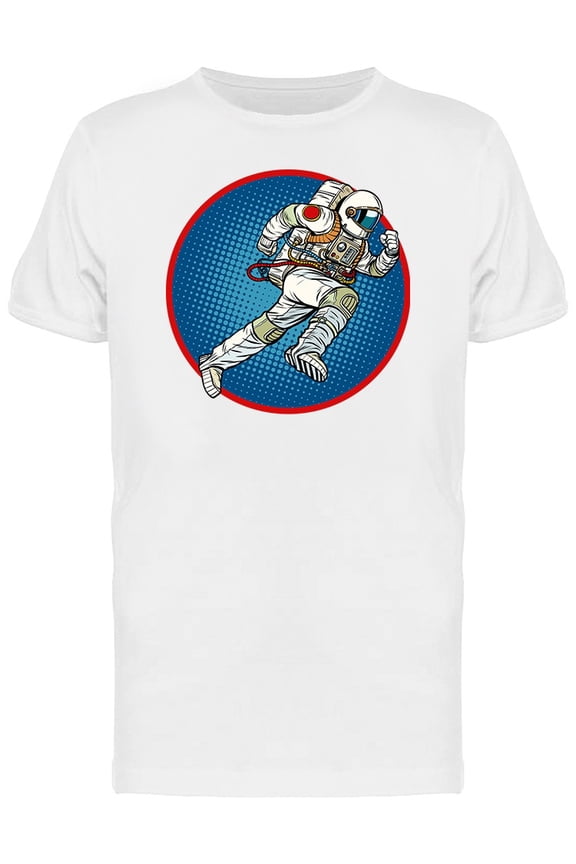 Astronaut Runs Forward Tee Men's -Image by Shutterstock