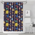 thumbnail image 1 of Astronaut Shower Curtain Space Theme Waterproof Bathroom Curtain Quick Dry Machine Washable with 12 Hooks 72x72 Inches, 1 of 5