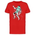 thumbnail image 1 of Astronaut Skeleton Cosmic Poster Tee Men's -Image by Shutterstock, 1 of 2