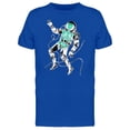 thumbnail image 1 of Astronaut Skeleton Cosmic Poster Tee Men's -Image by Shutterstock, 1 of 2
