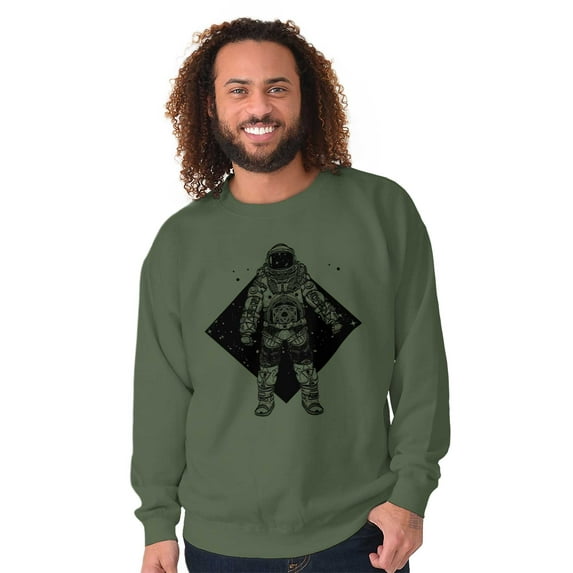 Astronaut Space Celestial Spirit Sweatshirt for Men or Women Brisco Brands S