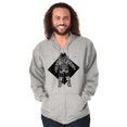 thumbnail image 1 of Astronaut Space Celestial Spirit Zip Up Hoodie Men's Women's Brisco Brands L, 1 of 6