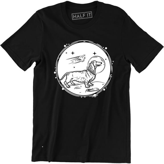 Astronaut Space Dachshund Wiener Dog Pet Lover Men's Gift Cosmic T-Shirt