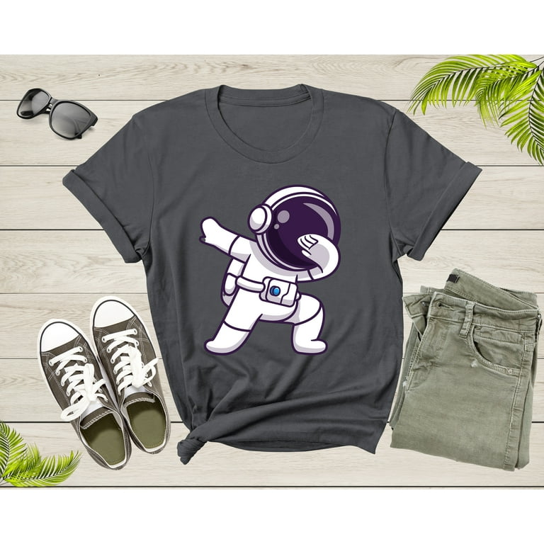 Dabbing Astronaut T-Shirt Boys Space Shirt Dabbing Astronaut T-Shirt Boys Space Shirt