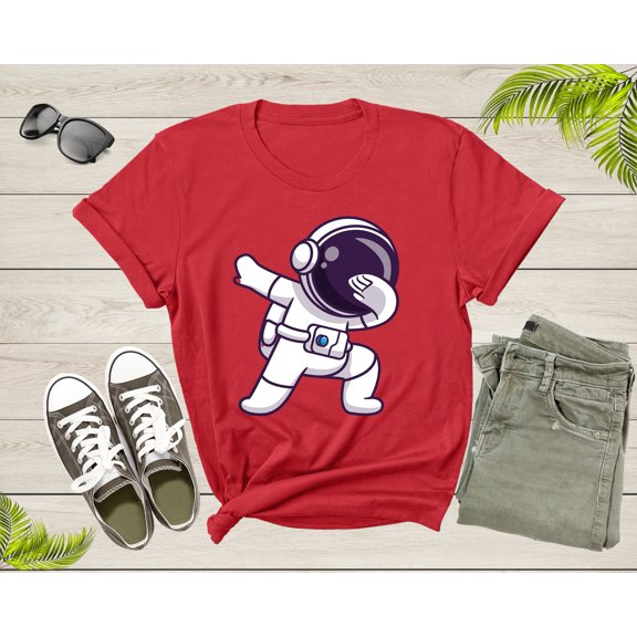 Astronaut Space Lovers Gift Astronaut Spaceman Graphic Design Adult Men Women Kids Boys Girls Shirt Astronaut Birthday Present T-shirt