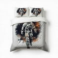 thumbnail image 1 of Astronaut Space Odyssey Bedding Set 3 Pcs Soft Microfiber Quilt Cover For Bedroom Decor, Comforter Cover With 2 Pillowcase, 1 of 5