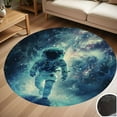 thumbnail image 1 of Astronaut Space Odyssey Round Carpet Living Room Bedroom Home Decoration Coffee Table Mat Lounge Rug Chair Mats, 1 of 5