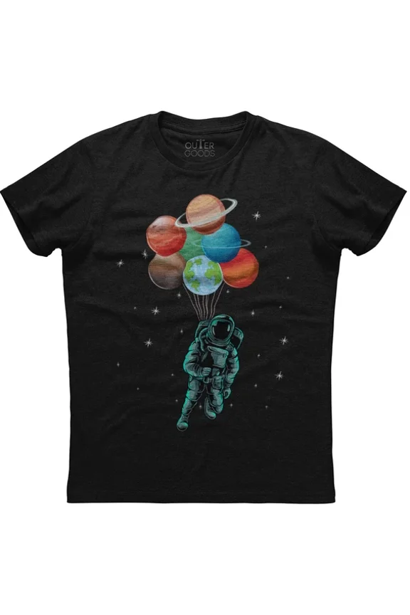 Astronaut Space Spaceman Planets T-Shirt S-5XL Birthday Gifts; For Men & Women