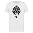 thumbnail image 1 of Astronaut Space Triangular Icon T-Shirt Men -Image by Shutterstock, Male Large, 1 of 2