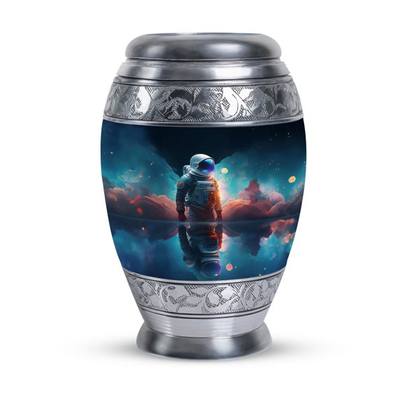 Astronaut Space Urn For Ashes For Women, Mini Urn For Ashes, Burial Urns, Decorative Urns For Women's Ashes, Cremation Urns For Ashes, Memorial Keepsakes For Ashes 3 Inch, Pack Of 1