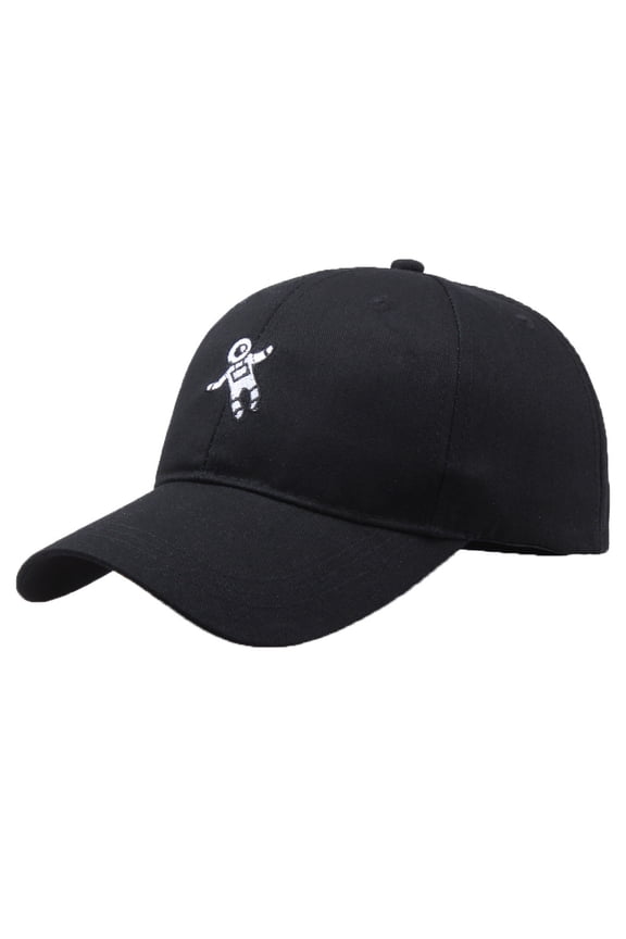 Astronaut Spaceman Needlework Embroidered Baseball Cap Unisex Sunshade Adjustable Casual Dad Hat