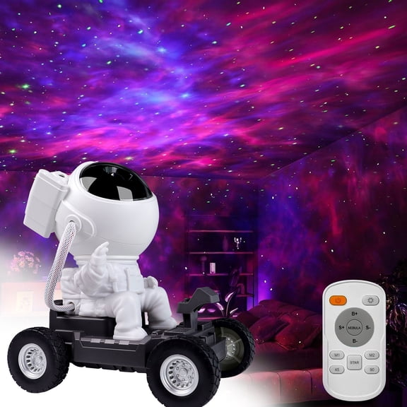 Astronaut Star Galaxy Projector, 360 Adjustable Nebula Ceiling LED Lamp with Timer and Remote Gifts for Christmas Birthdays