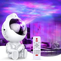 Astronaut Star Projector, Galaxy Ceiling Projector Starry Nebula Kids Night Light with Remote Control Timing & 360° Rotation Magnetic Head for Baby Home Bedroom Gaming Room Decor Christmas Party Decor