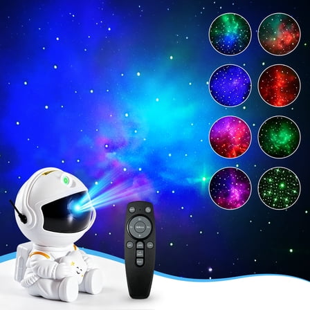 Xtreme Lit Astronaut Galaxy Projector Light with Remote Control – 8 ...