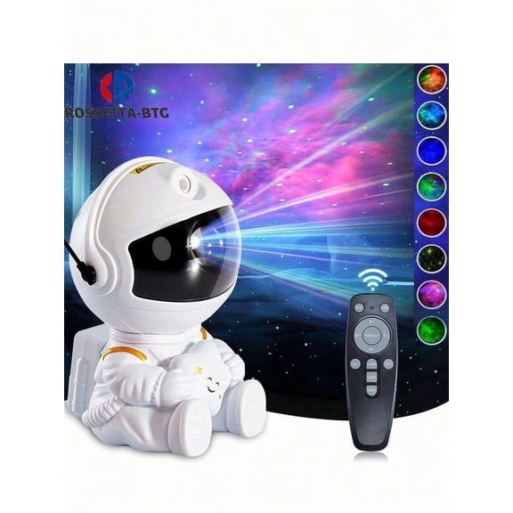 Astronaut Starry Sky Projector, Galaxy Night Lamp For Bedroom Star Projector With Remote Control, Bright Led Lamp Aesthetic Nebula Ambient Lighting For Gaming Room, Party Decor And Christmas Gift