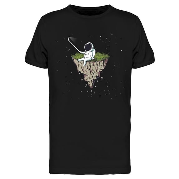 Astronaut Taking Space Selfies Tee Men's -Image by Shutterstock