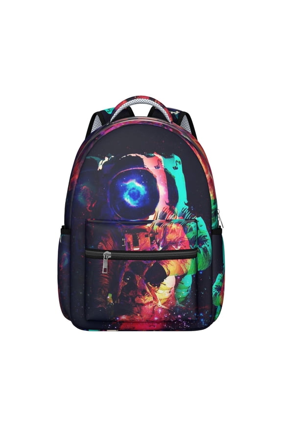 Astronaut Themed Waterproof Backpack - Lightweight & Durable for School & Travel