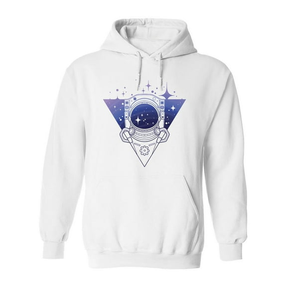 Astronaut Triangular Art Hoodie Men -Image by Shutterstock, Male Medium