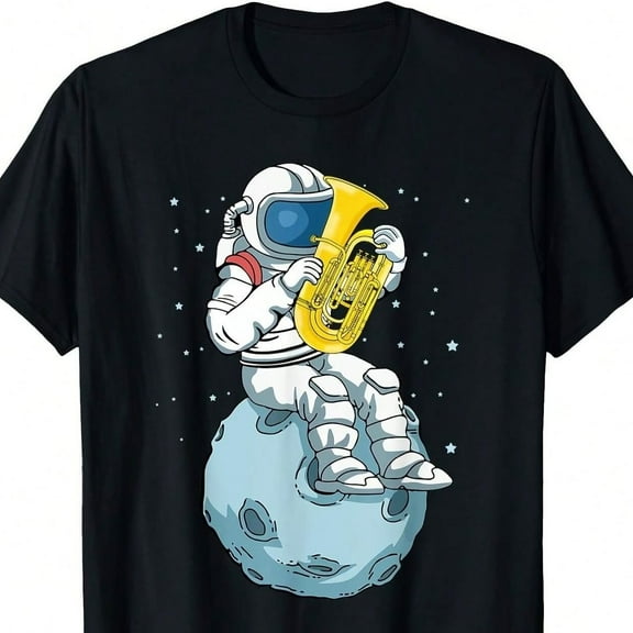 Astronaut TubA1 Player Music Lover Big Band Tuba T-S1Hirt
