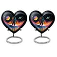 thumbnail image 1 of Astronaut Walk Space Small Urns For Human Ashes Dad - Urns For Human Ashes Adult Male - Urns For Ashes Adult Female Mother - Miniature Urns For Human Ashes - Funeral Urns For Women (Size -3inch, 4pcs), 1 of 5