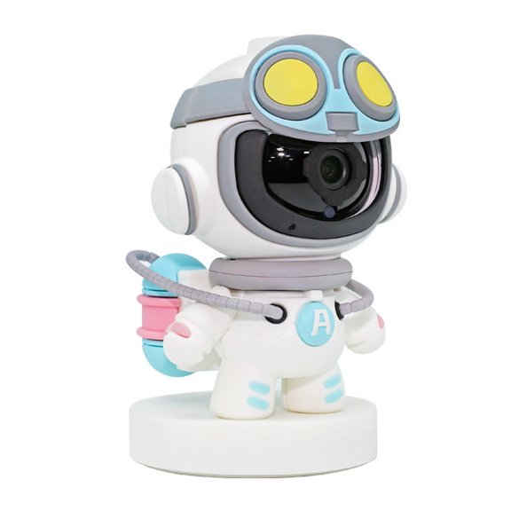 Astronaut Wireless Indoor Security Camera, 1080P 360 Rotation AI Motion Detection Home Surveillance Cam