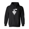 thumbnail image 1 of Astronaut With A Flag On Space. Hoodie Men -Image by Shutterstock, Male Large, 1 of 4