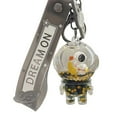 thumbnail image 1 of Astronaut buckle transparent quicksand net red black gold oiling astronaut cartoon bag pendant, 1 of 5