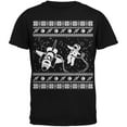 thumbnail image 1 of Astronaut in Space Ugly Christmas Sweater Black Adult T-Shirt - 5X-Large, 1 of 1