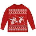 thumbnail image 1 of Astronaut in Space Ugly Christmas Sweater Toddler Long Sleeve T Shirt Red 2T, 1 of 1
