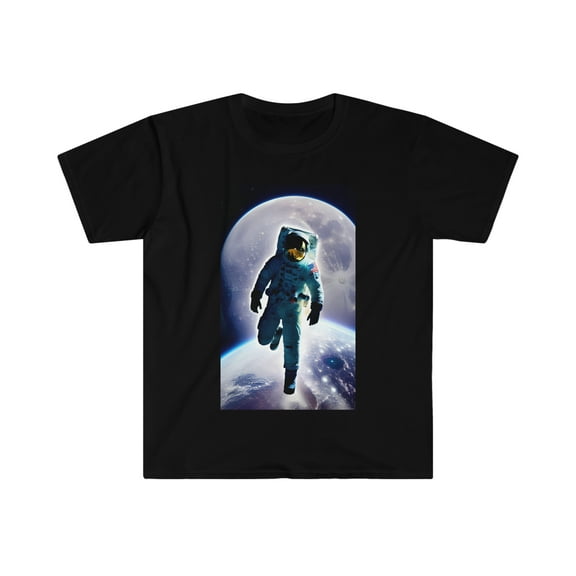 Astronaut in space t shirt Unisex Softstyle T-Shirt