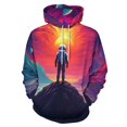 thumbnail image 1 of Astronaut's Cosmic Odyssey-2 3d Sweatshirts Hoodie Fashion Casual Personality Men's Women Street Hoodie Pullovers Long Sleeve Comfortable Top, 1 of 6