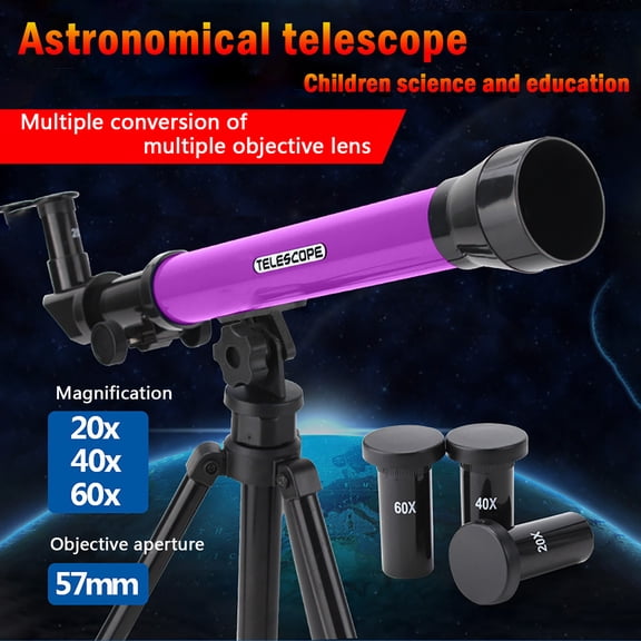 Astronomical High-Powered Science 40X Telescope 60X Toys 20X Children Education Science and technology teaching74721