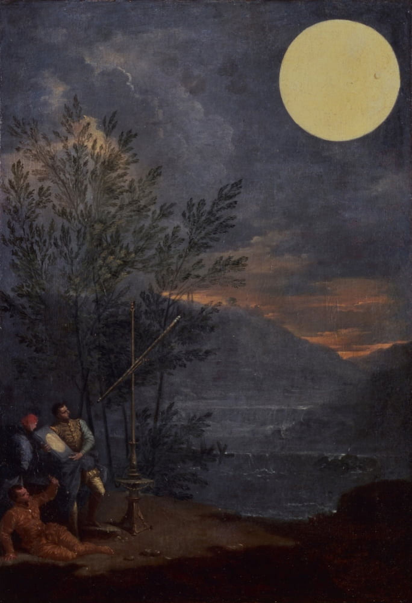 Astronomical Observations - Sun (Osservazioni Astronomiche - Sole) Canvas Art - (18 x 24)