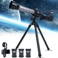 thumbnail image 1 of Astronomical Telescope for s Beginners with Tripod & Phone Adapter, 50mm Aperture for Moon & Star Gazing(D), 1 of 6