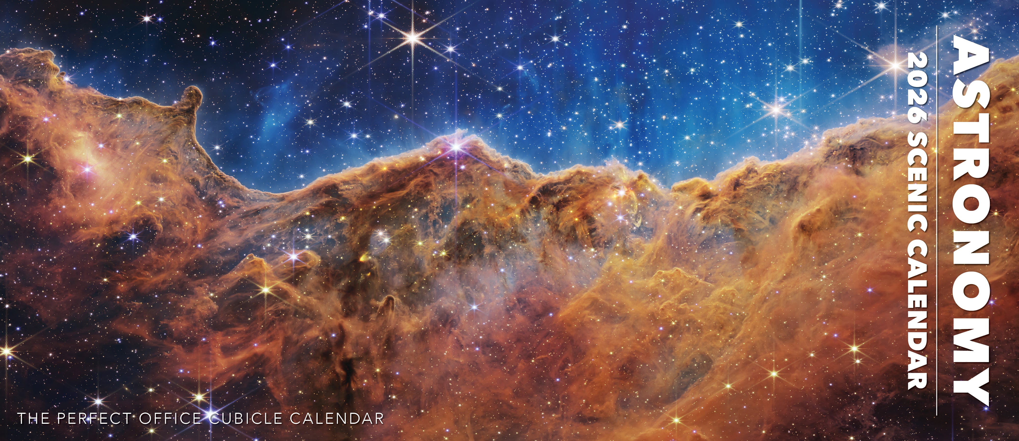 Astronomy 2026 Panoramic Wall Calendar